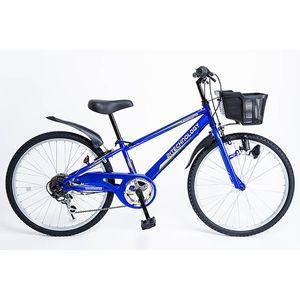 自転車 21テクノロジー KD246 [ブルー] 男の子用 24インチ シマノ製6段変速の商品画像