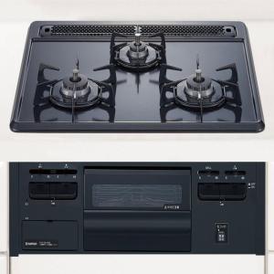 Dual Chef デュアルシェフ ドロップインコンロ 左側ガスコンロ仕様