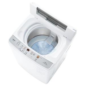洗濯機(全自動 〜6.0kg) アクア AQW-S6N 一人暮らし 6kg ホワイト系 洗濯6.0kg; 洗濯機高さ調整ゴムマット
