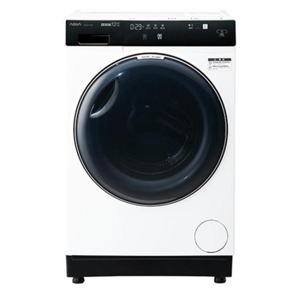 洗濯機(ドラム式 8.0kg〜) アクア AQW-DX12P-R-W 2-4人家族 [ホワイト] ま...