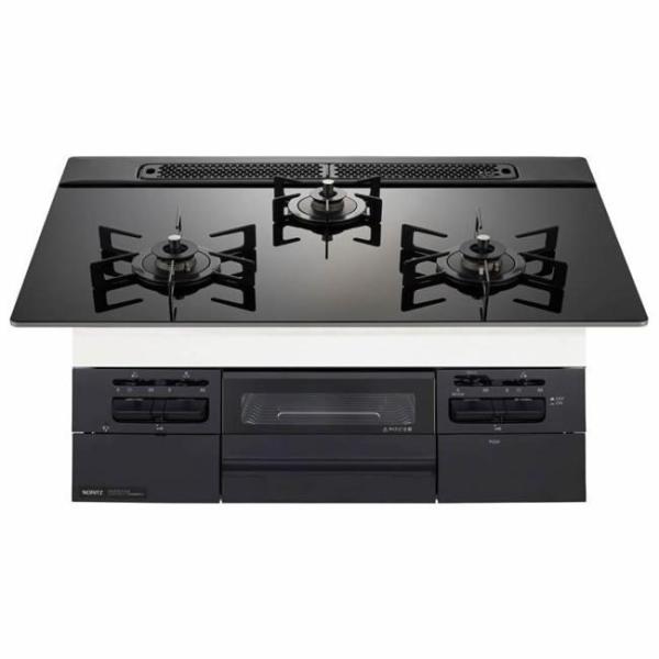 ガスコンロ ガス コンロ ノーリツ 都市ガス ファミ(Fami) 幅75cm 3口 N3WV7RWT...