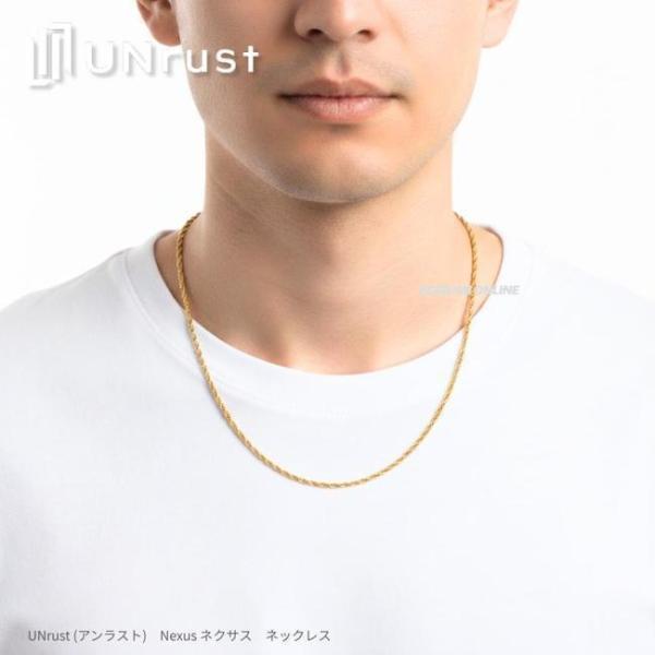 その他メーカー UNrust UN-302G Nexus ネクサス フレンチロープ ネックレス ゴー...