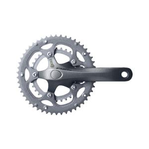 SHIMANO CLARIS FC-2450 クランクセット シルバー（165mm、50-34T）