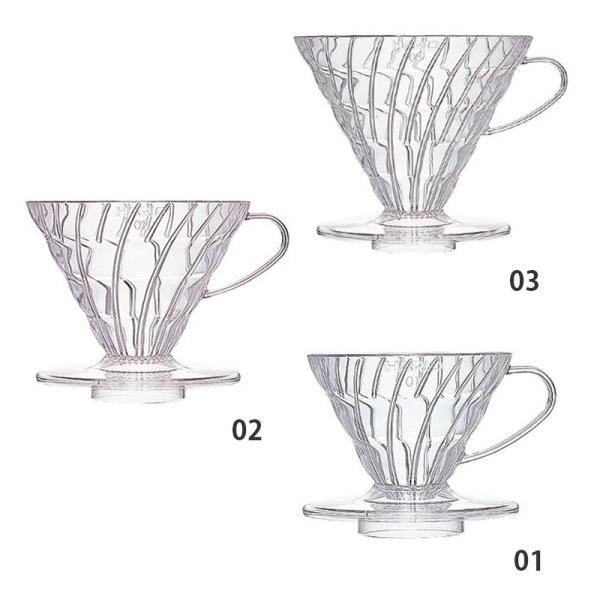 HARIO コーヒードリッパー V60 透過ドリッパー クリア