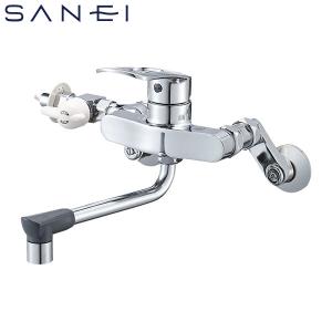 SANEI 壁付シングルレバー分岐混合栓 一般地用 K17111ED-13 水栓金具