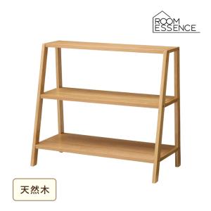東谷 コンパクト シェルフＬ MTK-372NA ナチュラル オープンラック 3段 シェルフ 棚 収納 幅80cm 三段収納 木製 天然木 ウッド 飾り棚 代引不可