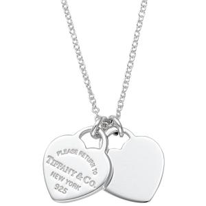 Tiffany&Co.　22309307 SILVER 925 NECKLACE ティファニー リターン トゥ ティファニー ダブル ハート ペンダント シルバー925　ネックレス｜a-domani