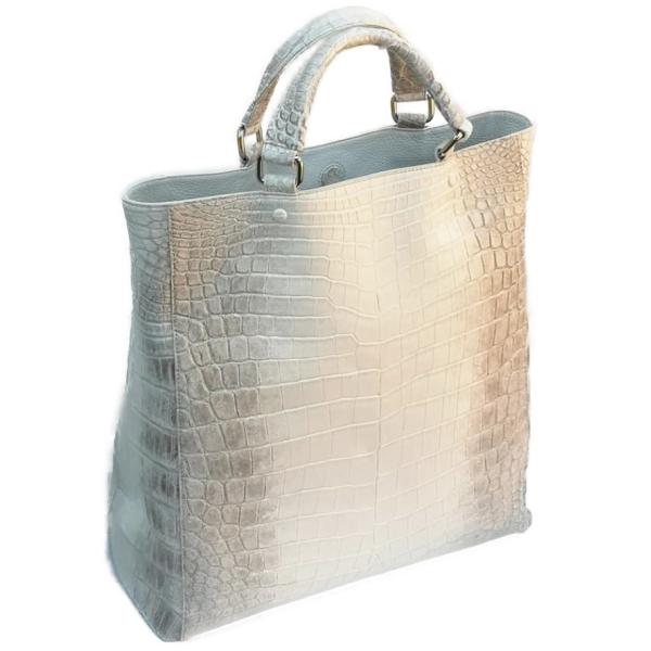 LE&apos;SAC TAOTH NATURAL SIAMESE CROCODILE TOTE BAG SH...