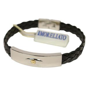 MORELLATO 5908 BRACCIALE １POINT GOLD LEATHER BRACELET MASTER コレクション モレラート ワンポイント ゴールド レザーブレスレット｜a-domani