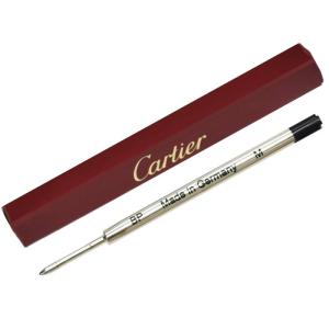 Cartier MXE0QJ6X BALLPOINT REFILL BLACK M カルティエ ボールペン リフィル 1本 ブラック Mサイズ（黒・中字)