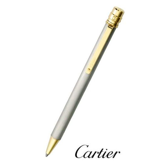 CARTIER ST150192 カルティエ　サントス ボールペンパラディウムフィニッシュ スティー...