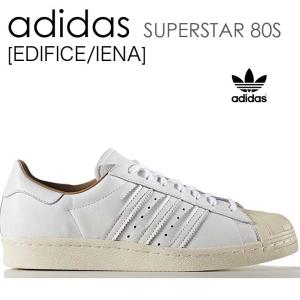 adidas originals アディダス スニーカー SUPERSTAR 80S スーパースター エディフィス アディダス EDIFICE CG3603 WHITE シューズ ホワイト メンズ レディース｜a-dot