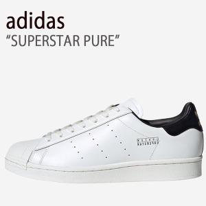 adidas アディダス スニーカー SUPERSTAR PURE スーパースター ピュア ホワイト ブラック ゴールド FV3016 メンズ レディース｜a-dot