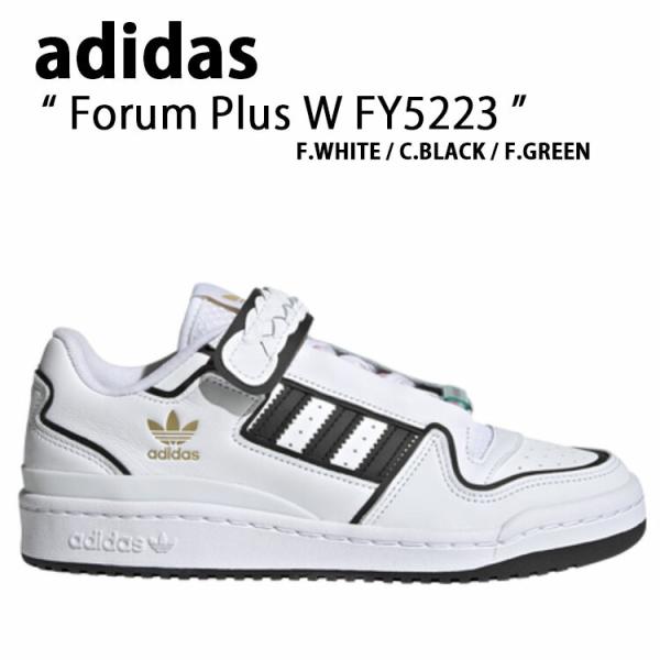 adidas アディダス スニーカー レディース Forum Plus W WHITE PINK F...