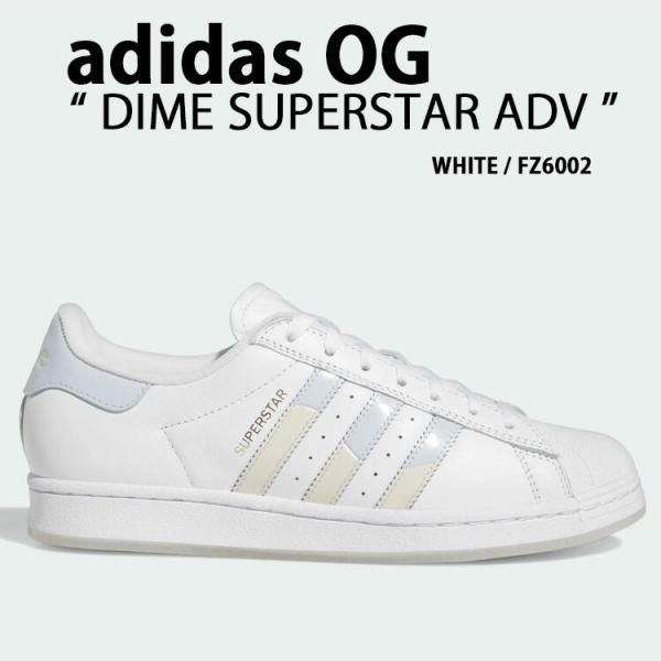 adidas originals スニーカー DIME SUPERSTAR ADV WHITE FZ...