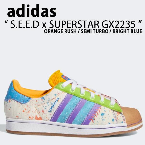 adidas アディダス スニーカー S.E.E.D x SUPERSTAR GX2235 シード ...