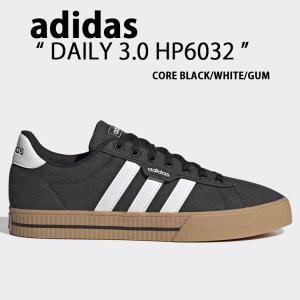 adidas アディダス スニーカー DAILY 3.0 SHOES BLACK WHITE GUM HP6032 シューズ デイリー3.0 ブラック ホワイト ガム ビンテージ モダンデザイン｜a-dot