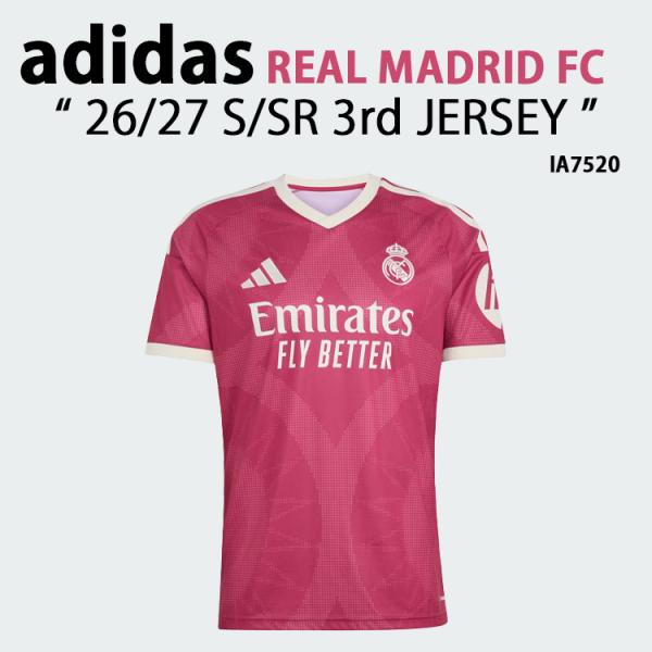 adidas アディダス レアルユニ 半袖 ジャージ Tシャツ REAL MADRID FC 26/...
