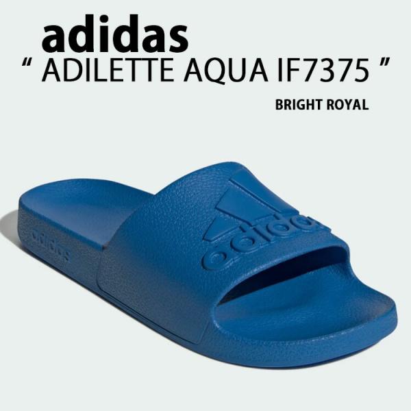 adidas アディダス サンダル ADILETTE AQUA BRIGHT ROYAL IF737...