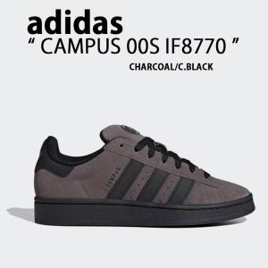 adidas アディダス スニーカー CAMPUS 00S IF8770 キャンパス00S CHARCOAL CORE BLACK シューズ チャコール コアブラック メンズ レディース