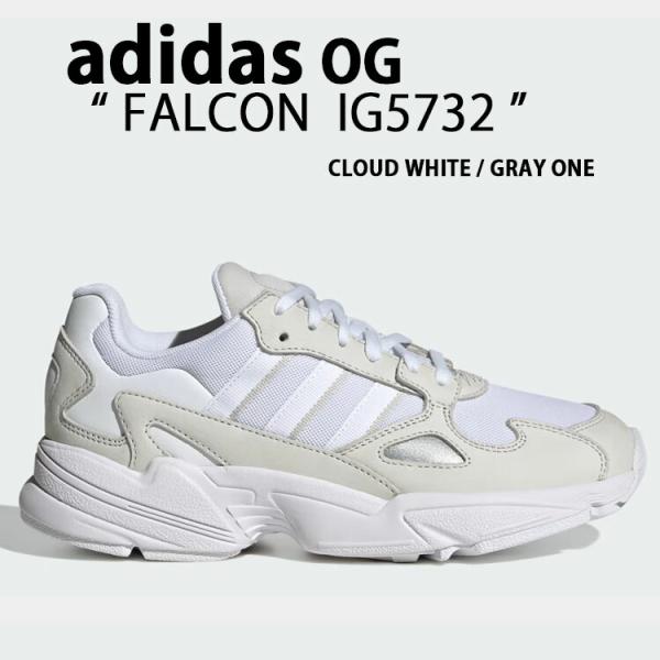 adidas Originals スニーカー FALCON WHITE BEIGE IG5732 フ...