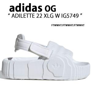 adidas Originals アディダス サンダル ADILETTE 22 XLG W IG5749 アディレッタ XLG W FTWWHT フットウェアホワイト レディース 女性用｜a-dot