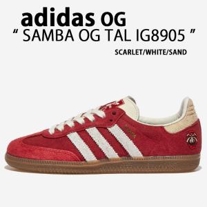 adidas originals アディダス スニーカー SAMBA OG TAL IG8905 サンバ タル SCARLET WHITE SAND シューズ レザーアッパー スエード adidas（アディダス） adidas originals スニーカー SAMBA OG TAL