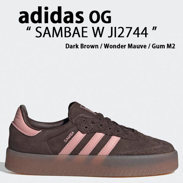 adidas アディダス スニーカー SAMBAE W JI2744 Dark Brown / Wo...