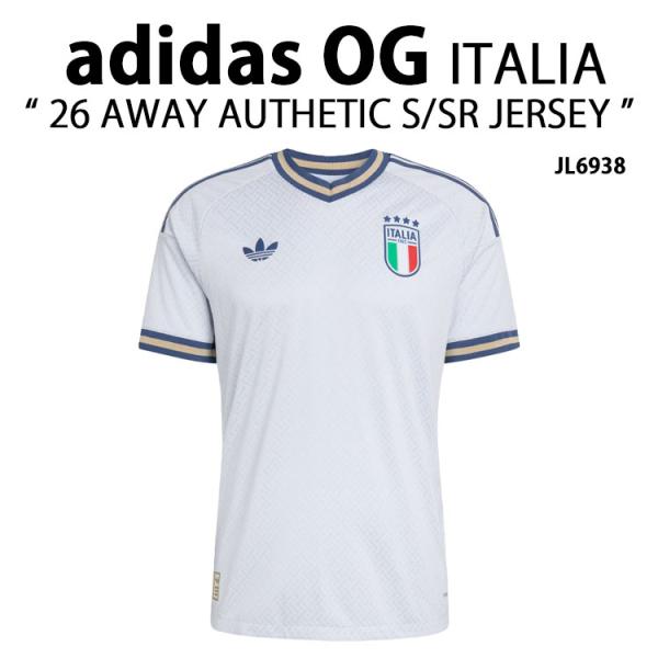 adidas originals アディダス 半袖 ジャージ Tシャツ ITALIA 26 AWAY...