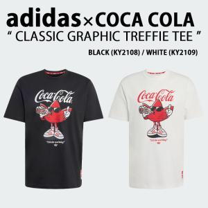 adidas originals アディダス × コカコーラ コラボ 半袖 Tシャツ CLASSIC SPORT GRAPHIC TREFFIE TEE トレフィーTシャツ ブラック KY2108 ホワイト KY2109