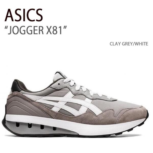 ASICS アシックス スニーカー JOGGER X81 CLAY GREY WHITE ジョガーX...