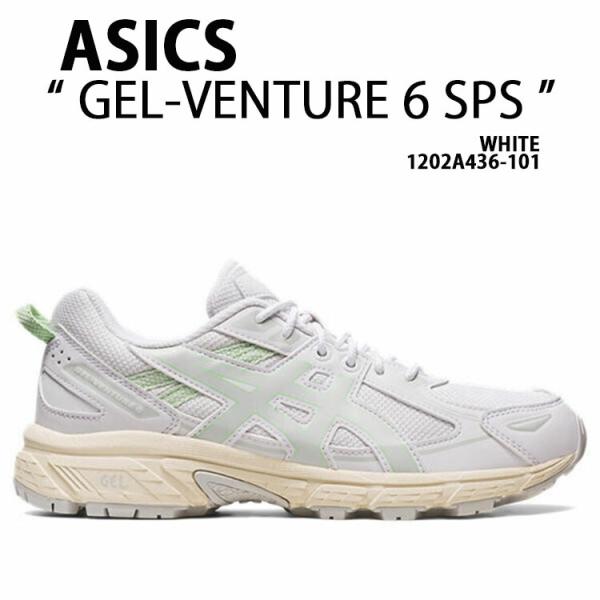 asics アシックス スニーカー GEL-VENTURE 6 SPS ゲルベンチャー WHITE ...