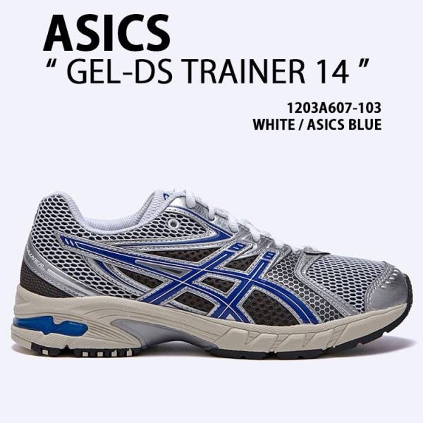 asics アシックス スニーカー GEL-DS TRAINER 14 WHITE BLUE 120...