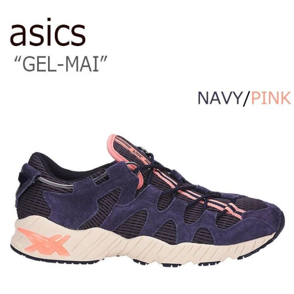 asics tiger GEL-MAI アシックスタイガー ゲルマイ NAVY ネイビー ピンク H...