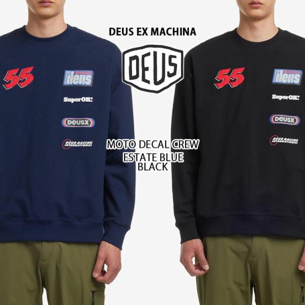 Deus Ex Machina デウスエクスマキナ ロンT MOTO DECAL CREW モト デ...