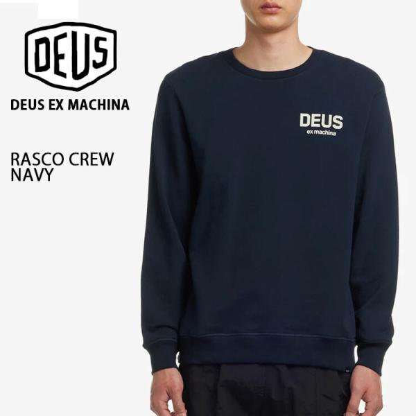 Deus Ex Machina デウスエクスマキナ ロンT RASCO CREW NAVY ラスコ ...
