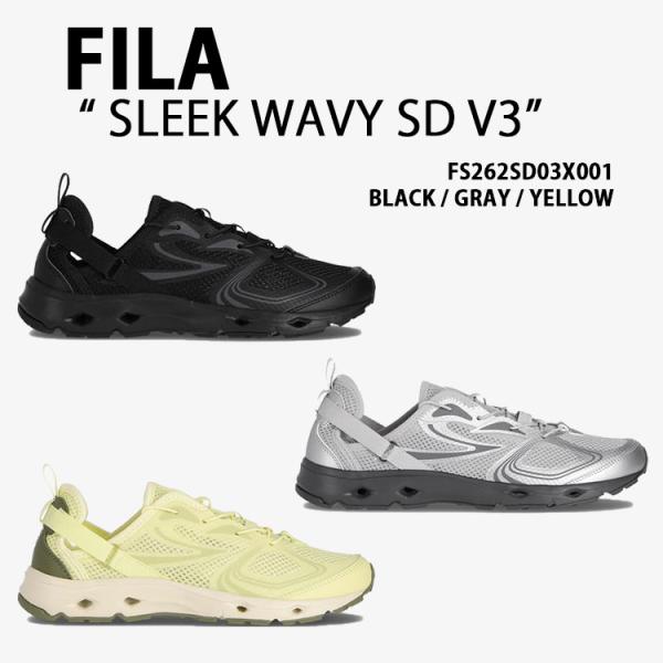 FILA フィラ スポーツサンダル SLEEK WAVY SD V3 スリークウェイビー3 スニーカ...