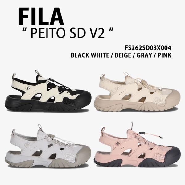FILA フィラ スポーツサンダル PEITO SD V2 シューズ ペイトサンダル2 ストラップサ...