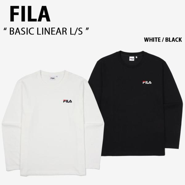 FILA フィラ Tシャツ BASIC LINEAR L/S FS2RLF1101X ベーシック リ...