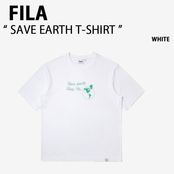 FILA フィラ Tシャツ SAVE EARTH T-SHIRT FE2RSD5105X セーブ ア...