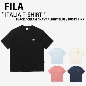 FILA フィラ Tシャツ ITALIA T-SHIRT FE2RSE5102X イタリア T-シャツ ロゴ 半袖 ショートスリーブ メンズ レディース｜a-dot