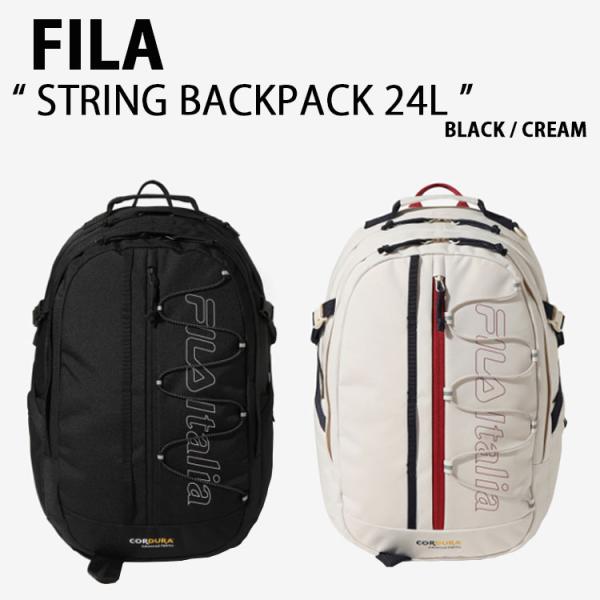 FILA リュック STRING BACKPACK FS3BPF5006X ストリング ロゴ ブラッ...