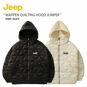 Jeep ジープ パディングジャケット WAPPEN QUILTING HOOD JUMPER ワッペン キルティング フード ジャンパー ジャケット メンズ レディース GL4JPF248｜a-dot