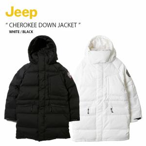 Jeep ジープ ダウンジャケット CHEROKEE DOWN JACKET チェロキー ダウン ジャケット コート フーディ ロングダウン パーカー メンズ レディース JK0JPU402｜a-dot