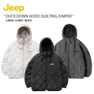 Jeep ジープ ダウンジャケット DUCK DOWN HOOD QUILTING JUMPER ダック ダウン フード キルティング ジャンパー メンズ レディース 男性用 女性用 JN4JPU304｜a-dot