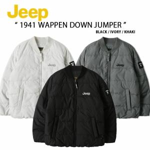 Jeep ジープ ダウンジャケット 1941 WAPPEN DOWN JUMPER ワッペン ダウン ジャンパー ボンバージャケット MA-1 メンズ レディース JN4NPU492 JN4JPU492｜a-dot