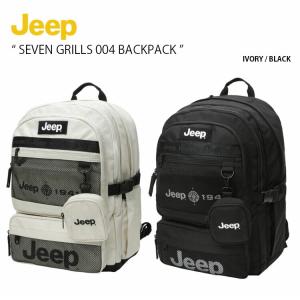 Jeep ジープ リュック SEVEN GRILLS 004 BACKPACK セブン グリルズ バックパック デイパック ロゴ A4収納 メンズ レディース 男性用 女性用 JO0GAU004｜a-dot