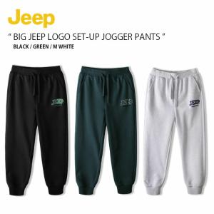 Jeep ジープ ジョガーパンツ BIG JEEP LOGO SET-UP JOGGER PANTS ビッグ ロゴ ジョガー パンツ スウェットパンツ ロングパンツ メンズ レディース JO1TSU912｜a-dot