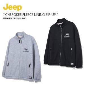Jeep ジープ フリースジャケット ジャージ CHEROKEE FLEECE LINING ZIP-UP チェロキー フリース ライニング ジップアップ メンズ レディース JO5TZU839｜a-dot