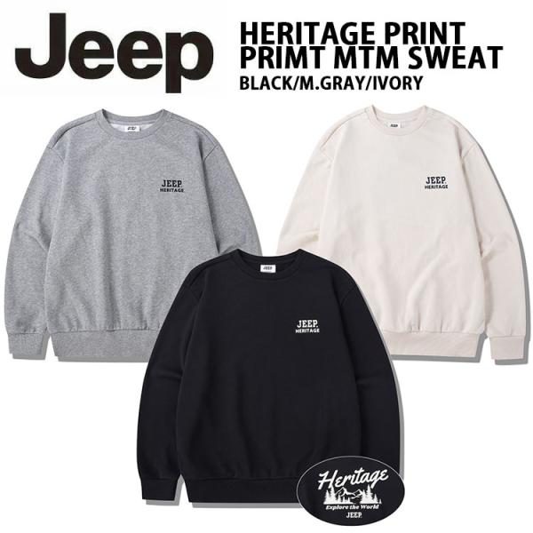 Jeep ジープ スウェット トレーナー BIG LOGO HERITAGE PRINT SWEAT...